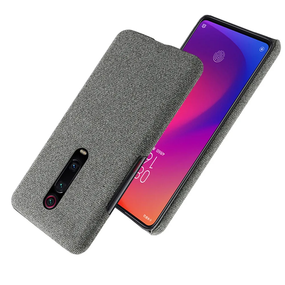 Anti-slip Ultra Thin Fabric Cloth Case For Xiaomi Mi 9t Pro Anti-Drop Cover for Xiomi Redmi K20 Pro mi 9 t pro Mi 11 Lite 12 12X