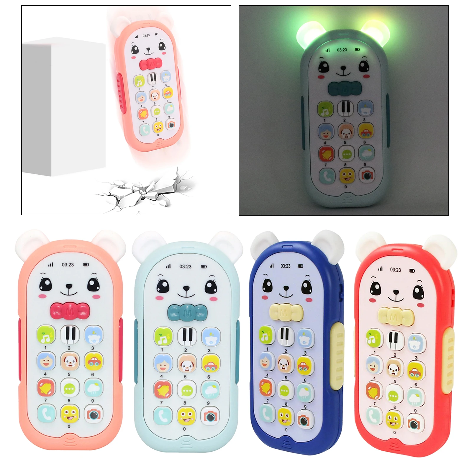 Baby Phone Toy Mobile Telephone Early Educational Learning Machine Kids Gifts Telephone Music Sound Machine Electronic Baby Toy