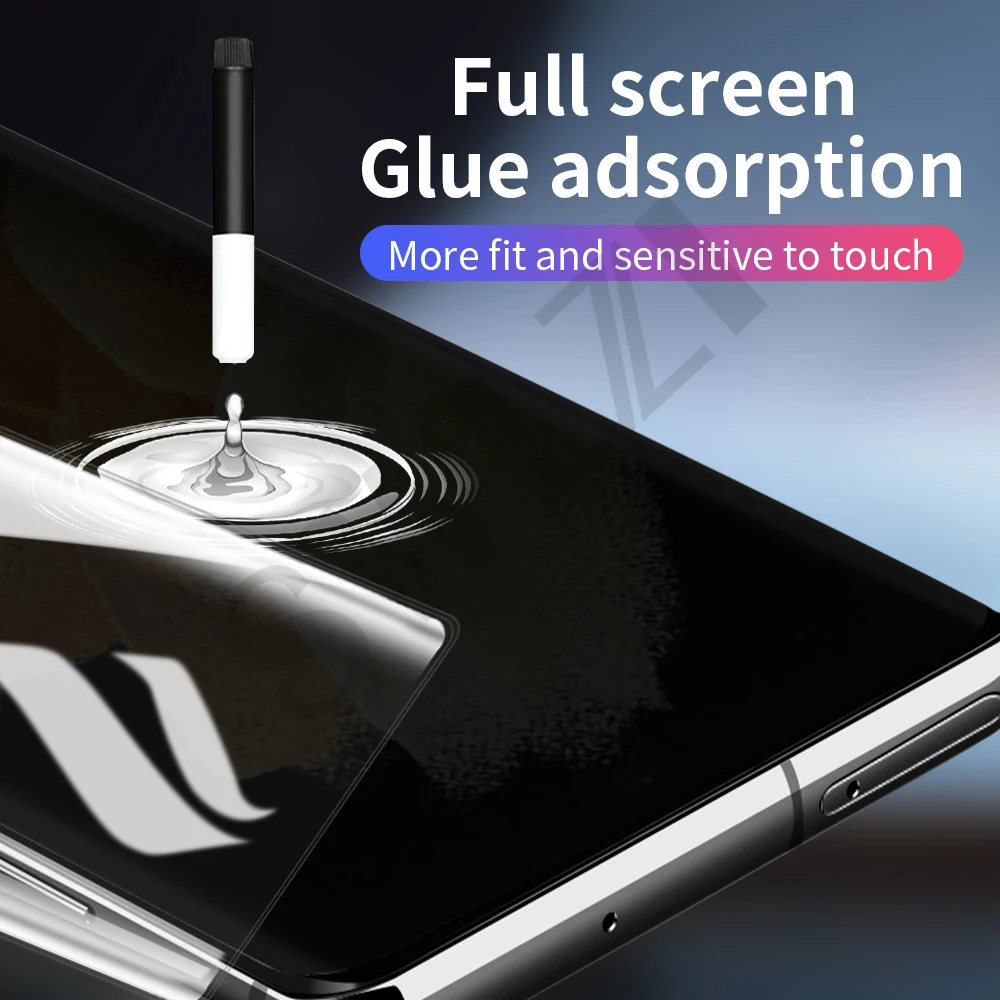 5Pcs UV glass screen protector for Samsung Galaxy s21 Ultra s20 note 20 10 pro s10 5G s9 s8 plus UV tempered protective film