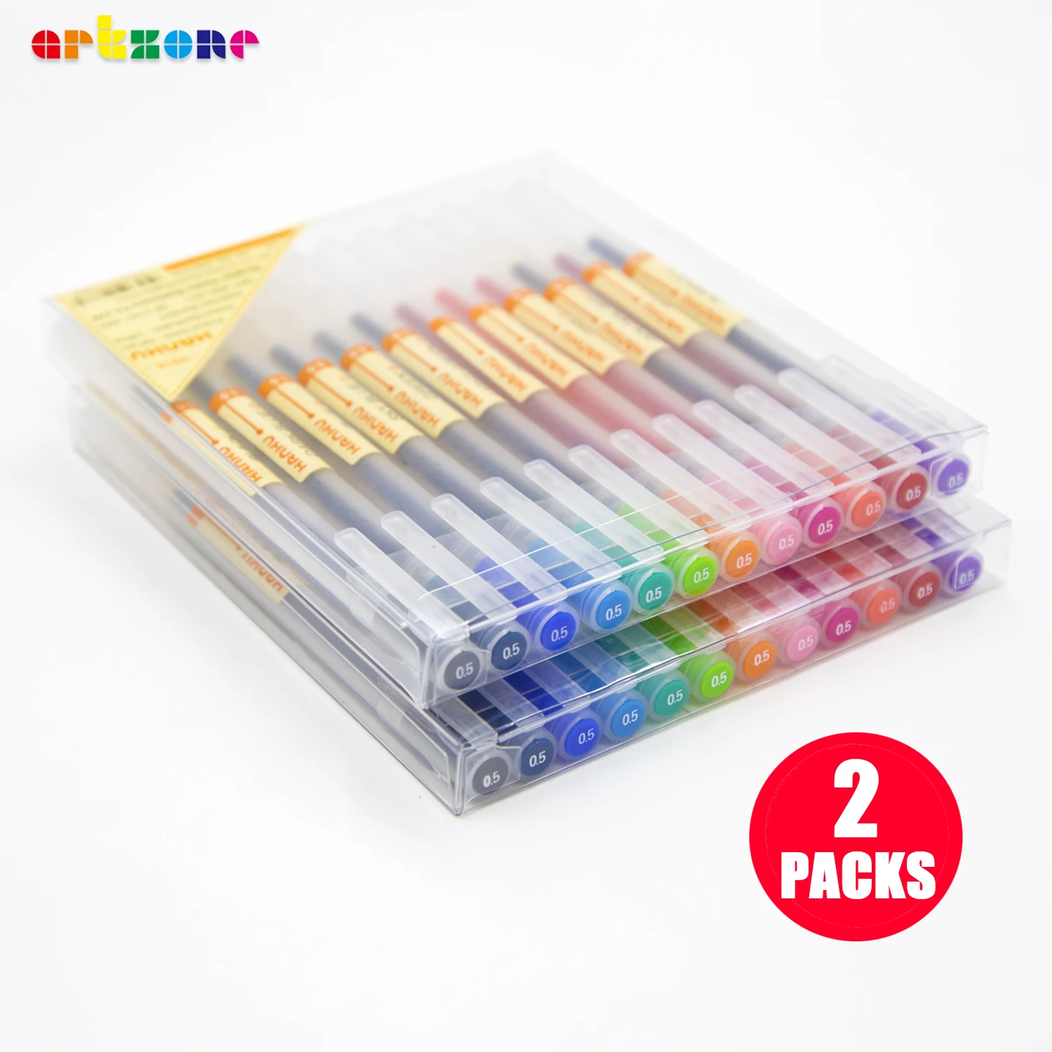 

2 Packs/Lot Creative 12 Colors Gel Pen 0.5mm Fine liner Pens Japanese Style School Office Supplies for Journal Planner Coloring