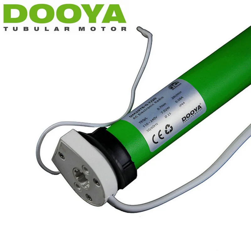 DOOYA-Tubular Motor with Install Brackets, Suitable for Roller Blind Zebra Blinds, Original DM25TE, 38mm Tube, 100-240V