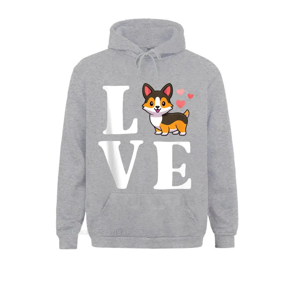 I Love My Corgi Tricolor Corgi Shirt Women Gift Dog Mama Hoodie Simple Style Hoodies Special Women Sweatshirts Casual Hoods