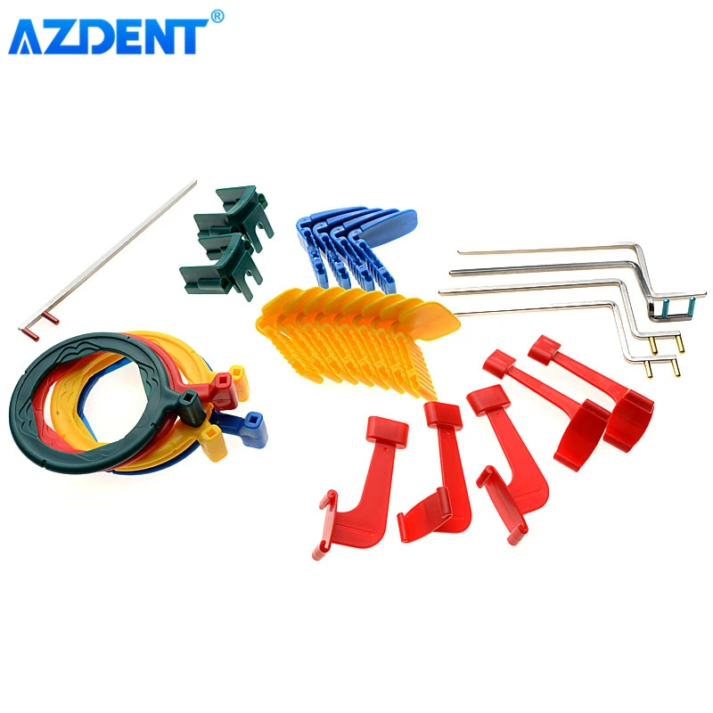 Dental X-Ray Sensor Holder Sensor Positioner AZDENT Intra Oral X-Ray Film Positioning System Complete Colorful