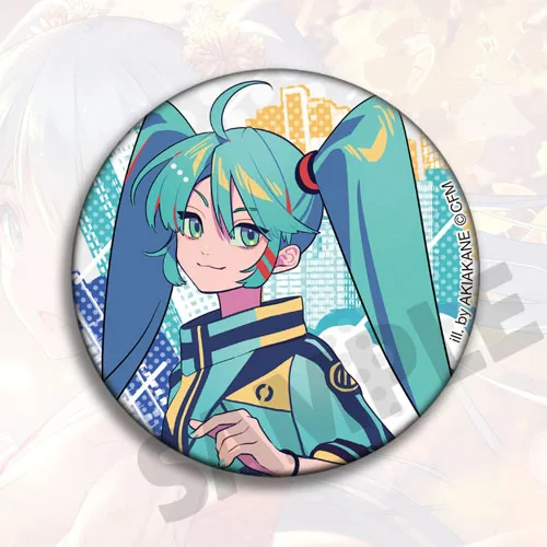 Hatsune Miku Kaito Meiko Badge Anime Figure Brooch Hatsune Miku Kaito Meiko Anime Brooch Badge Accessories Toys Periphery Gifts