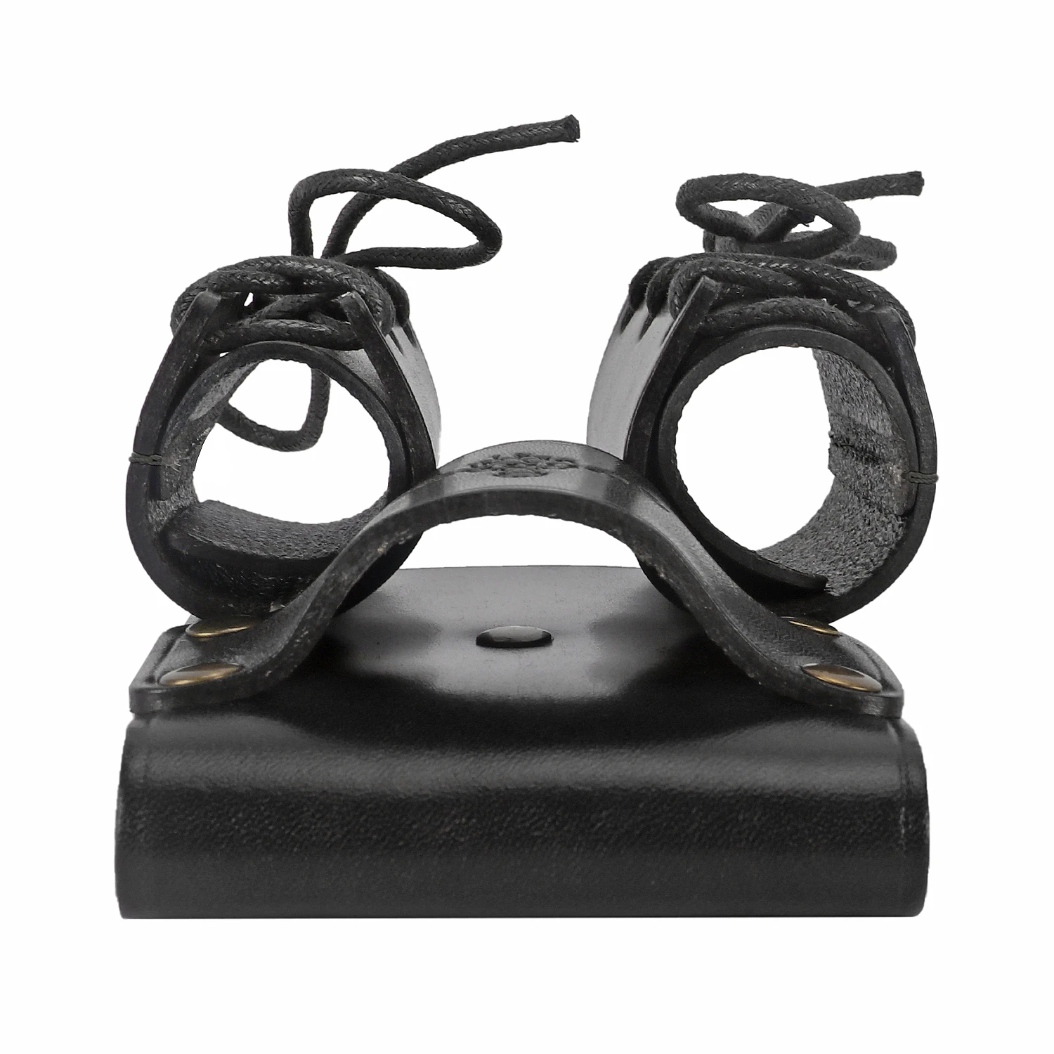 Tourbon in vera pelle Spud chiave appendiabiti portautensili Bull Pin Holder fondina per cintura nera