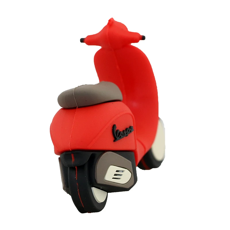 Pendrive de motocicleta fofo e feminino, pen drive de memória usb 4gb 8gb 16gb 32gb 64gb para armazenamento em u disk flash presente