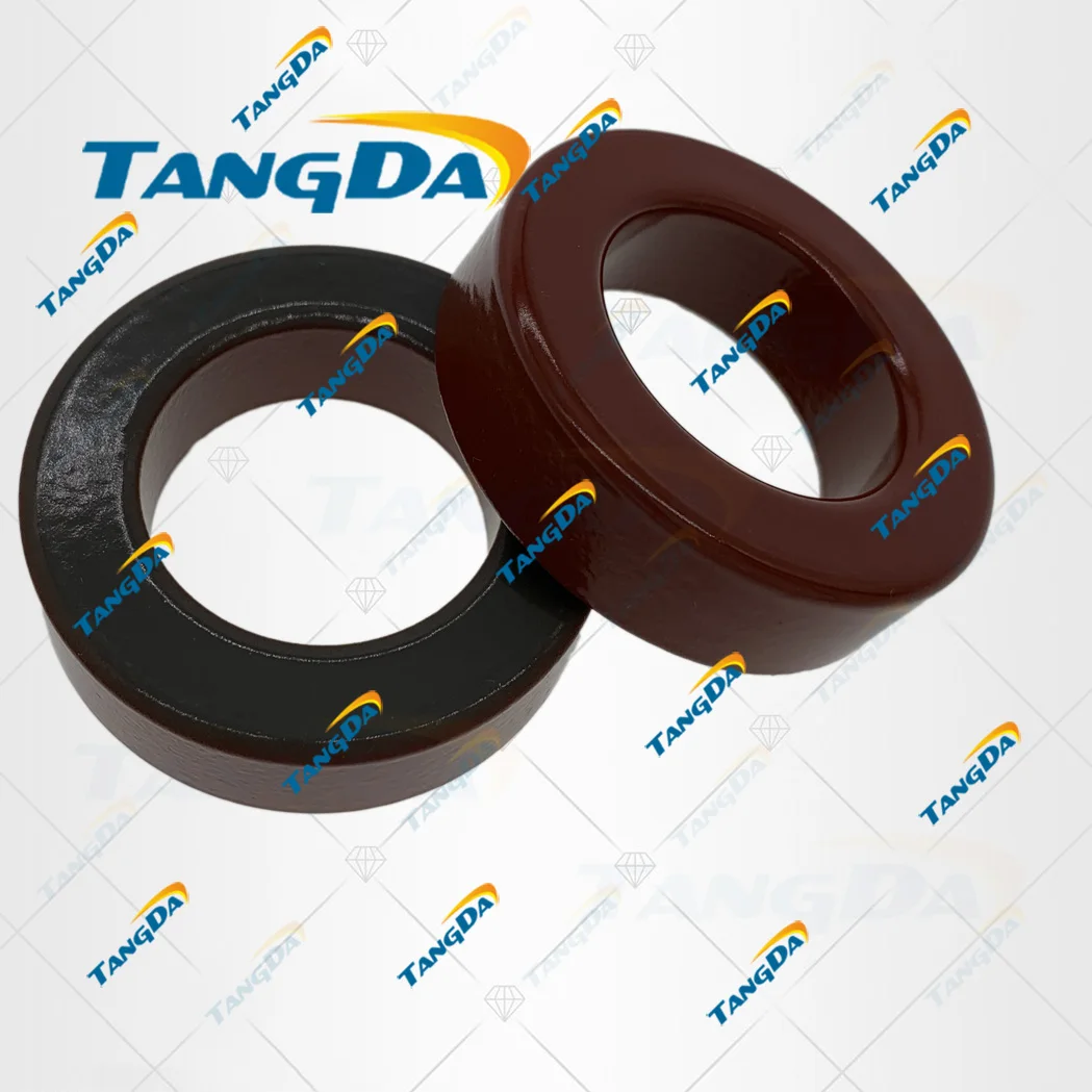 TANGDA T200 Iron powder cores T200-2 OD*ID*HT 51*31*14.5 mm 12nH/N2 10uo Iron dust core Ferrite Toroid Core Coating Red gray T