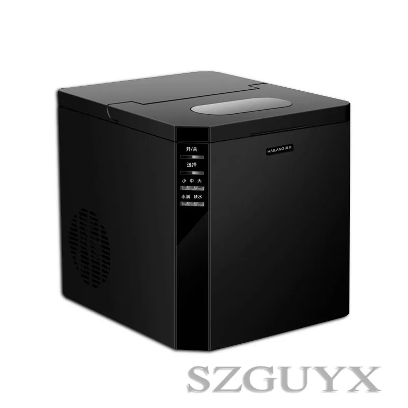 Mesin es batu, untuk rumah tangga sepenuhnya otomatis ukuran es batu komersial dapat disesuaikan bar KTV toko teh mesin es