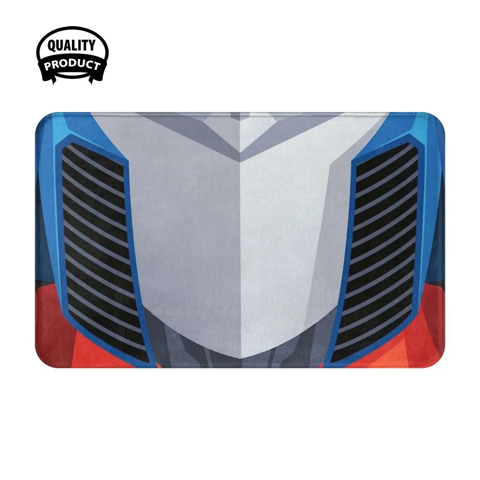 Face V2 Soft Cushion Home Carpet Door Mat Car Rug Ironhide Ratchet Jazz Autobots Decepticons