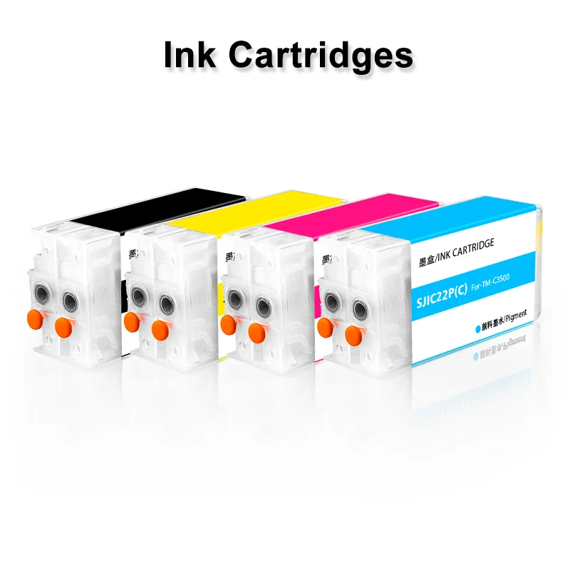 SJIC22P SJIC23P SJIC24P CISS Continuous Ink Supply System Without Chips For Epson C3500 C3510 C3520 TM-C3500 TM-C3510 TM-C3520