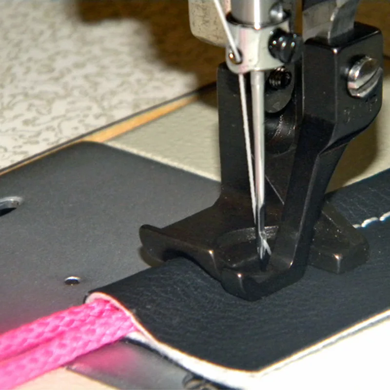 6/7/8mm Industrial sewing machine, synchronous car, thick material bag rope Presser Foot Welting sewing luggage leather