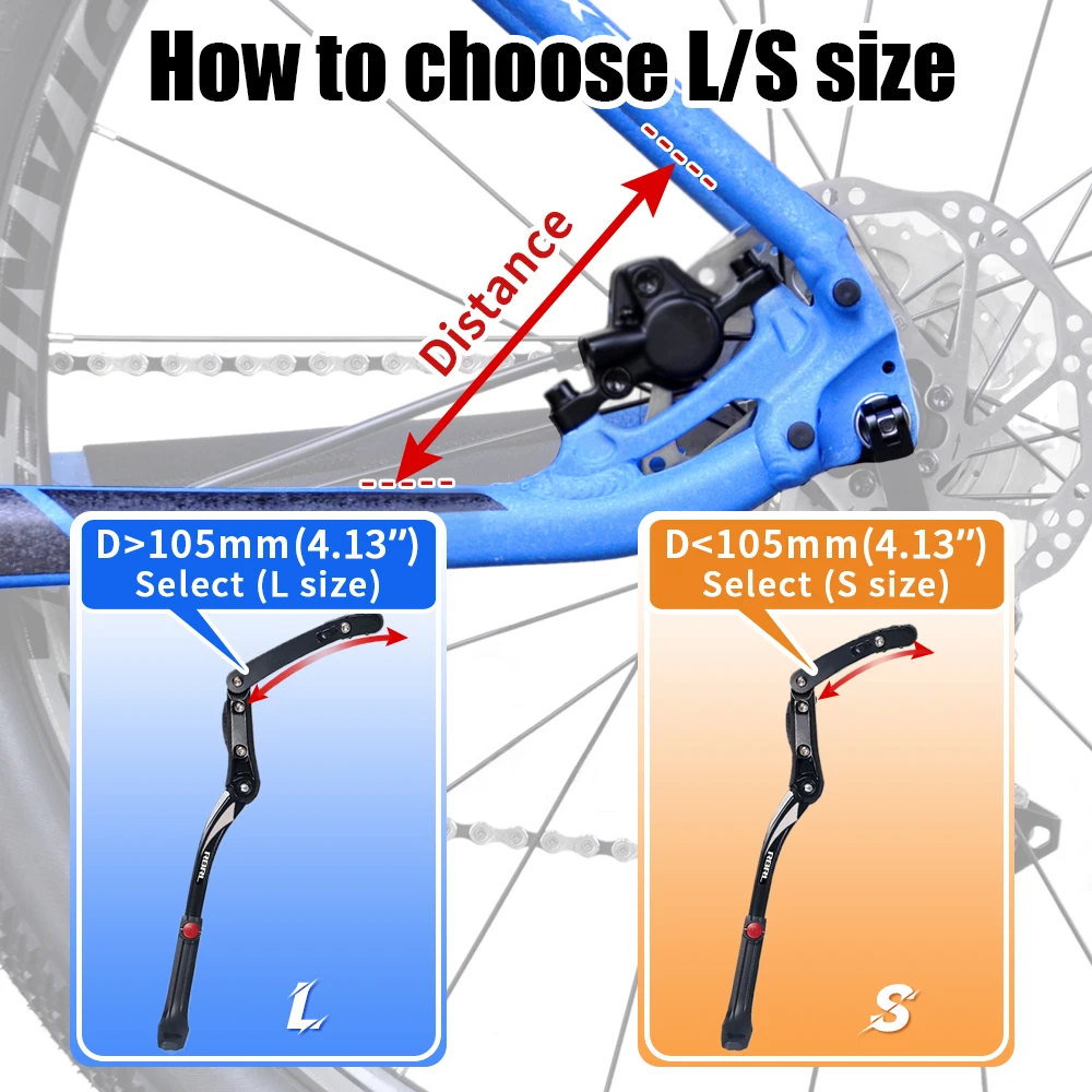 EasyDo Bike Accessories Bike Kickstand Mountain Bike Bicycle Parking Rack Bicycle Bike Stand Bicycle Rim 29 Complete Bike