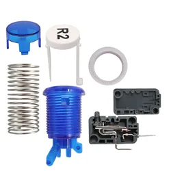 SJ@JX Arcade Button LED DIY Kit Controller Mechanical Keyboard Microswitch Push Buttons