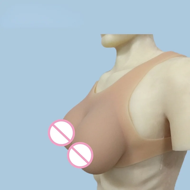 

3200g Beige New Style Realistic Artificial Silicone Huge Breast Forms For Crossdresser Transgender Shemale Drag-Queen