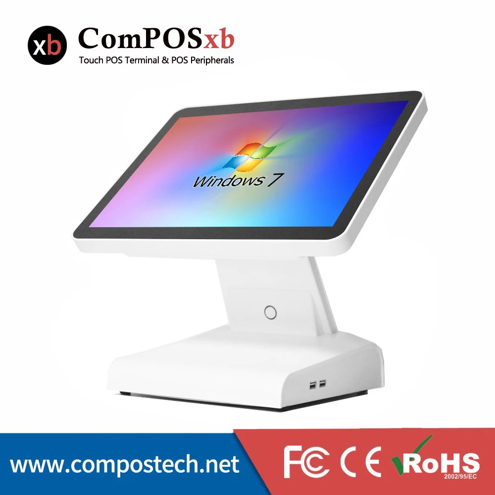 Commercial Point of Sale PC EPOS Systems 15 inch POS Systems Desktop POS terminal