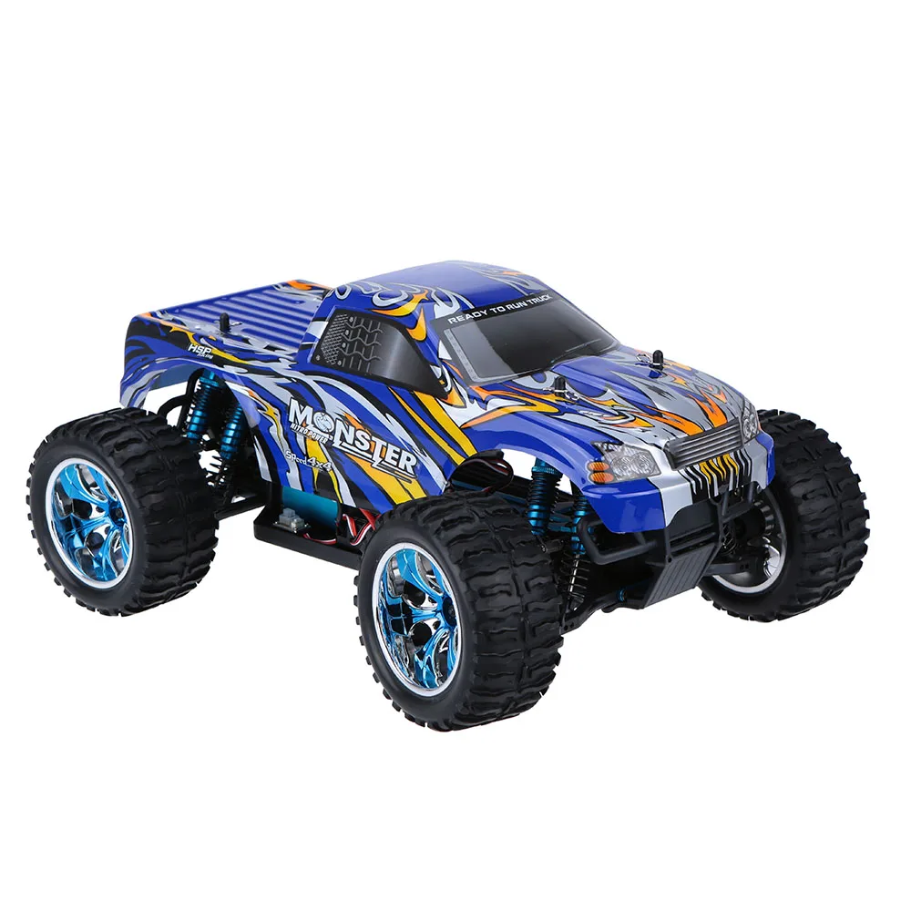 Original HSP 94111 2.4Ghz 2CH Transmitter Electronic Powered 3300KV Brushless Motor 1/10 RTR 4WD Off-road RC Car