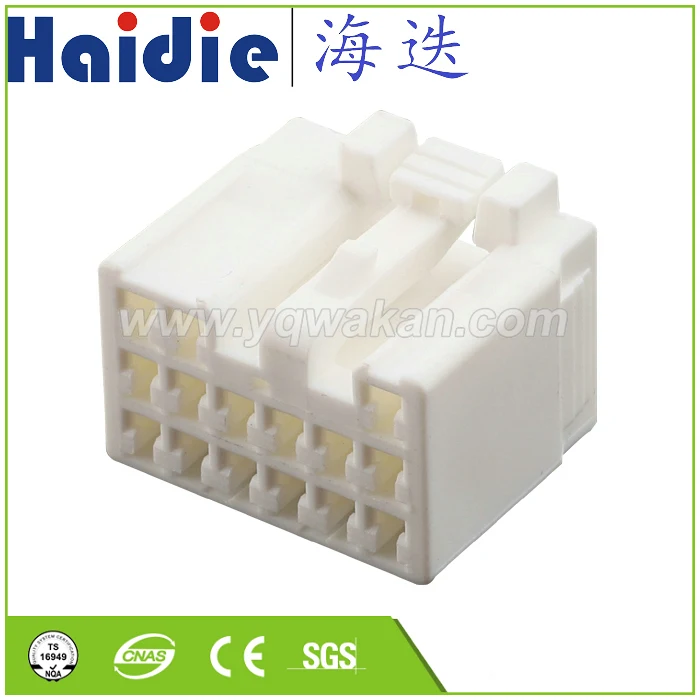 Free shipping 2sets 15pin plastic housing auto connector plug wiring harness cable unsealed connector  HD152Y-2.2-21