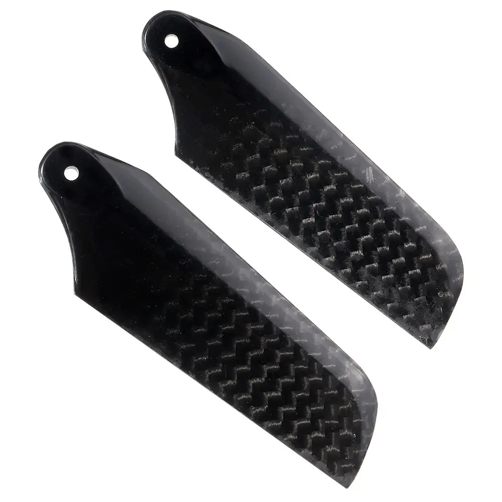 2PCS/Lot 1Pair 62MM 92MM 155MM Carbon Fiber Tail Rotor Blades for Align T-rex 450 V2 V3 PRO DFC 550 600 700 RC Helicopter