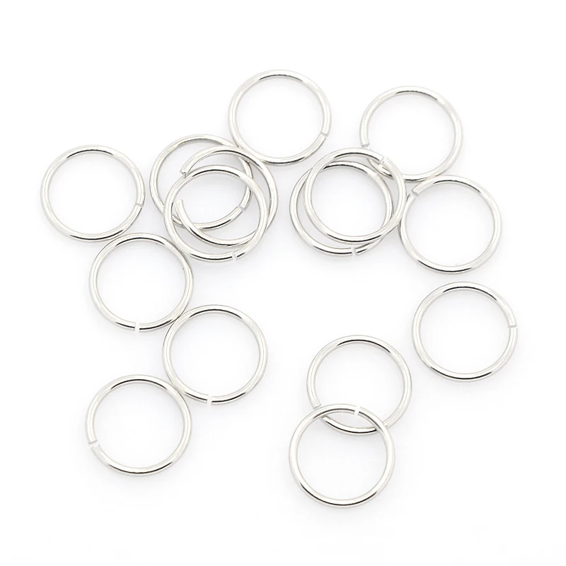 304 Stainless Steel Jump Rings Closed but Unsoldered Split Rings for Jewelry Making 5mm 6mm 8mm 9mm 10mm 12mm 14mm 16mm