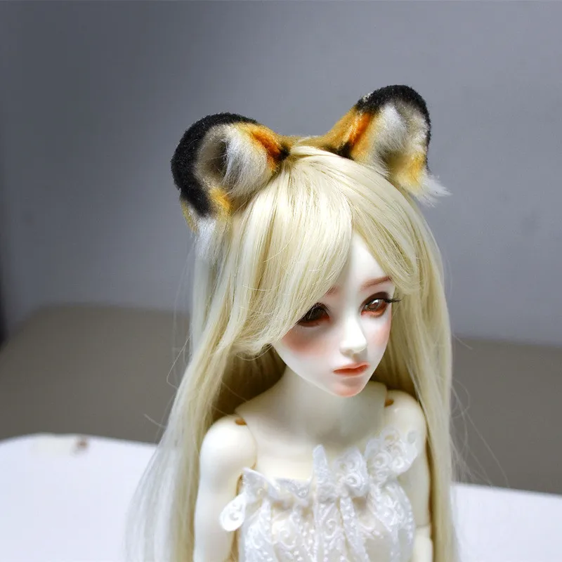 

Handmade Doll Use Tiger Ear Beast Earhairhoop Nekomimi 1/3 Doll Accessory Cute Lovely Cosplay Limit Cos Gift