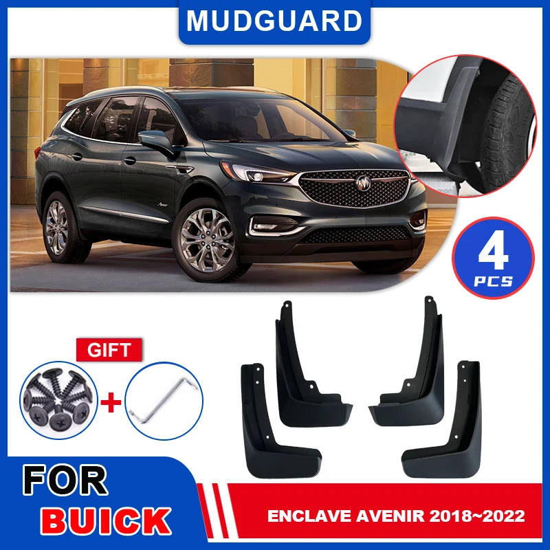 

Mudguards For Buick Enclave Avenir 2018~2022 Mudflaps Fender Mud Flap Splash Front Guards Cover Mud Wheel Auto Parts Accessories