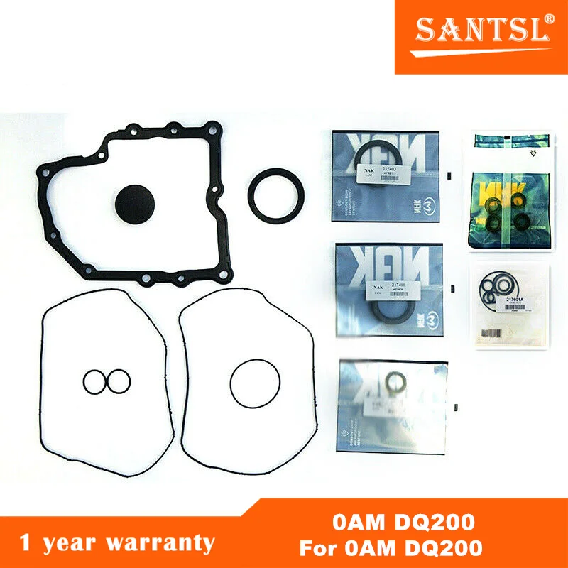 

DSG Automatic Transmission DQ200 0AM mechatronic repair kit oil pan rubber gasket kit Unit For VW Audi Skoda Seat