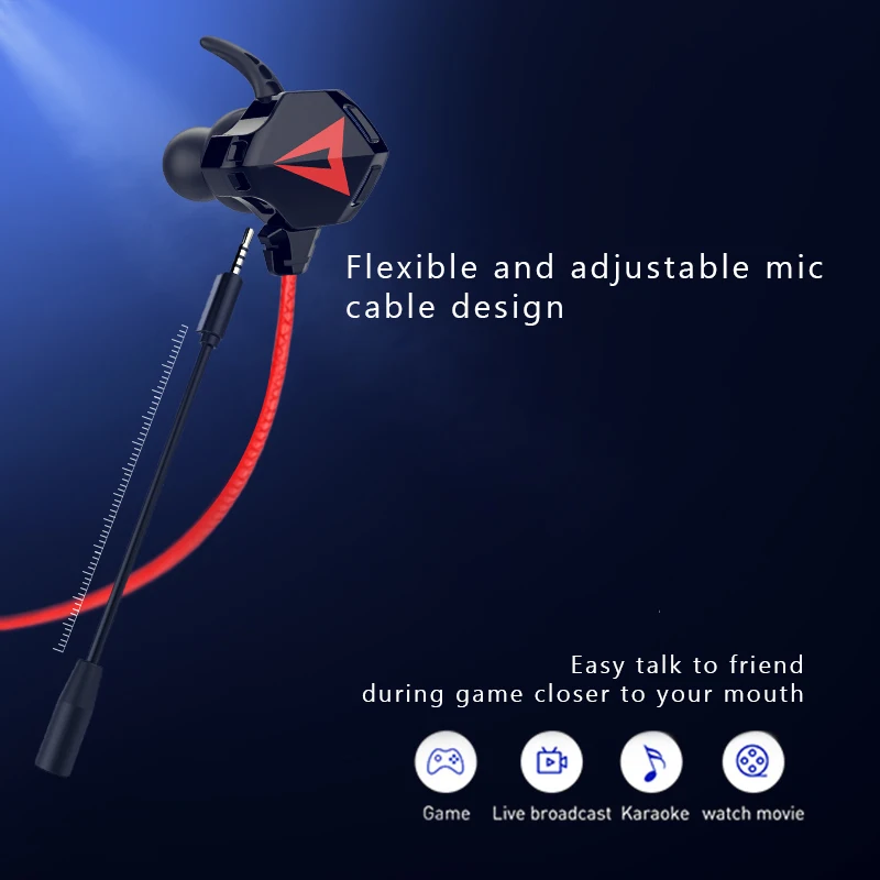 E103.5mm type c Headset For Pubg PS4 CSGO Casque Games Gaming In Ear Earphone Headset With Mic Volume Control PC Gamer Earphones