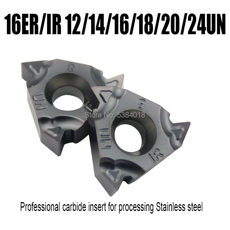 16ER/IR 12/14/16/18/20/24 UN Thread turning tool carbid insert Lathe Turning tool specialize in stainless steel and common steel