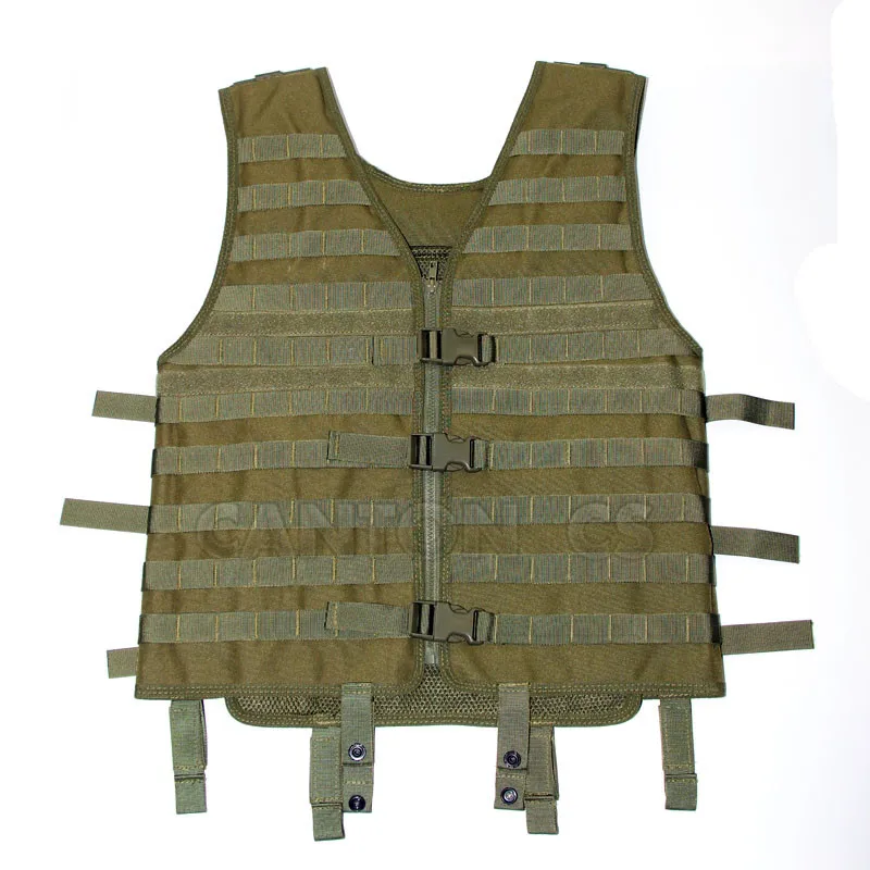 Tactical MOLLE Vest With Breathable Mesh Adjustable Outdoor Molle Modular Utility Vest For CS Wargame Hunting Accessories