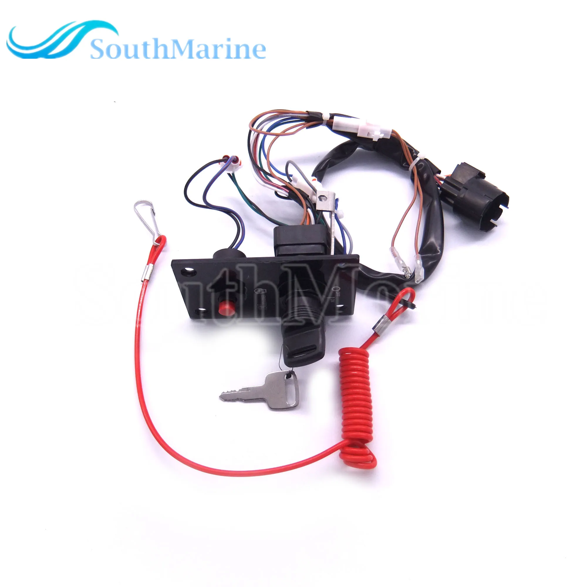 Boat Engine 37100-96J24 37100-96J25 Single Ignition Key Switch Panel for Suzuki Outboard Motor