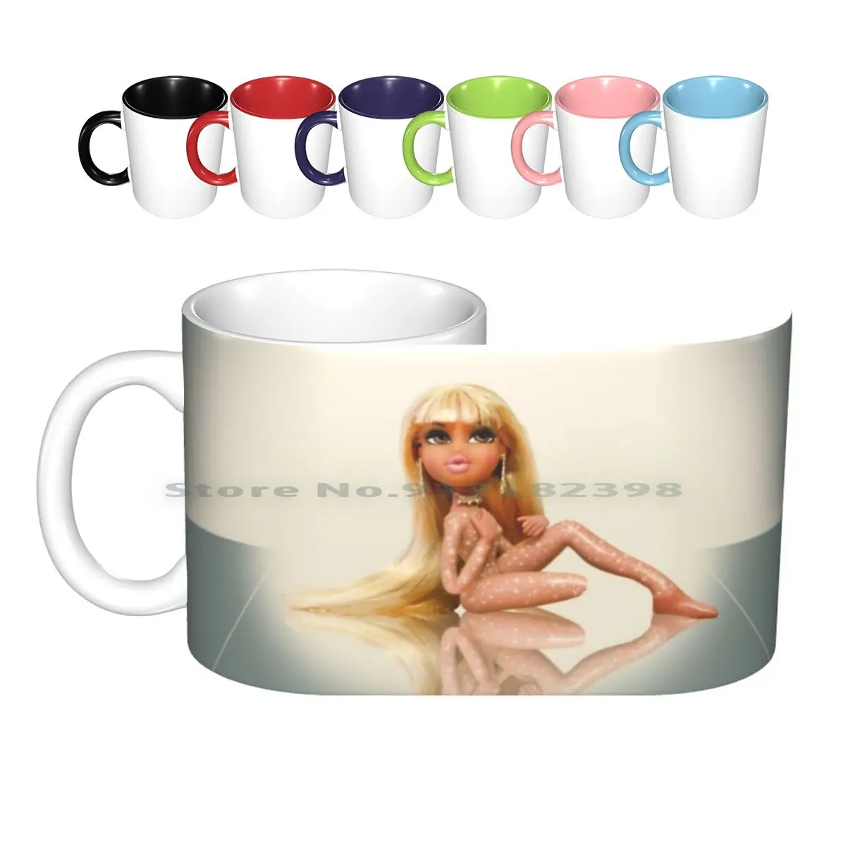 Bratz As Britney Spears Toxic Ceramic Mugs Coffee Cups Milk Tea Mug Bratz Britney Spears Toxic Music Video Doll 90s 2000s Kid