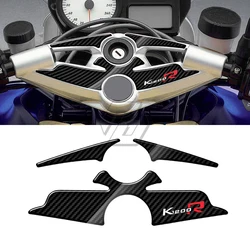 Para BMW K1200R Sport Version hasta 2010 3D Carbon-look superior Triple Yoke Defender