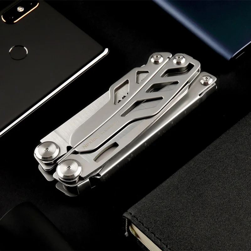 Youpin NexTool Flagship Pro EDC กลางแจ้งเครื่องมือมือชุด16 IN 1คีมมีดแบบพกพาไขควงที่เปิดขวด