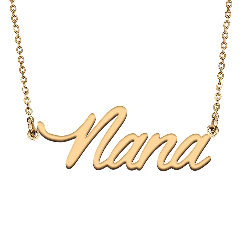 Nana Custom Name Necklace Customized Pendant Choker Personalized Jewelry Gift for Women Girls Friend Christmas Present