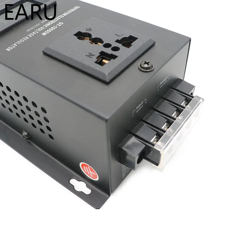AC0-220V 10000W SCR Silicon Electronic Voltage Regulator Temperature Heater Fan Motor Speed Controller Dimming Dimmer Thermostat