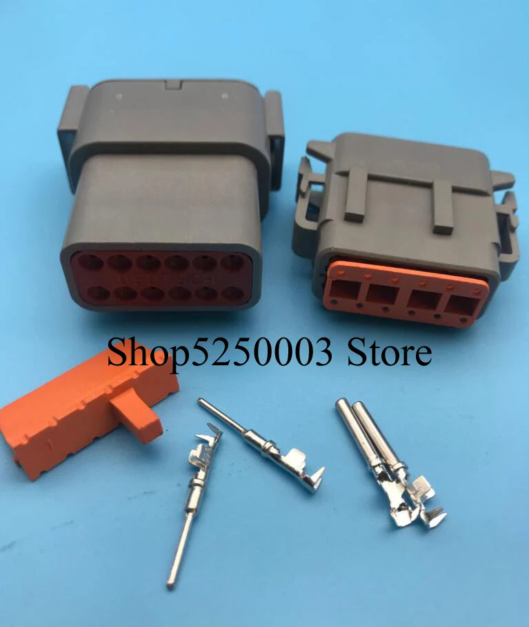 

Deutsch Connector DTM 12 Pin Automotive Connector With Pin DTM04-12P / ATM04-12P DTM06-12S / ATM06-12S