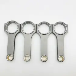 B207R Z20NET H-beam Forged Connecting Rods For SAAB 9-3 2.0L OPEL CHEVY LSJ 145.49mm One Set