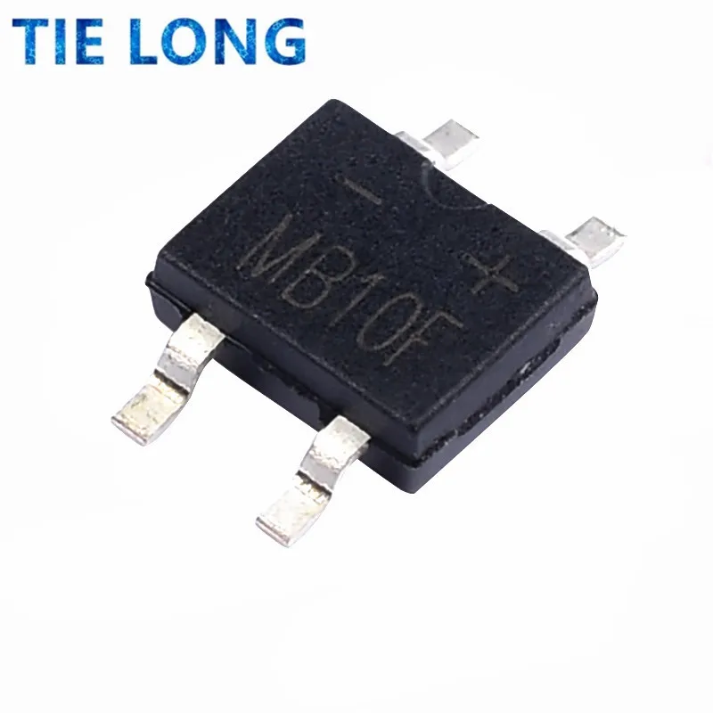 20pcs MB10F MB10 SOP4 1A 1000V SMD Bridge Stack Rectifier