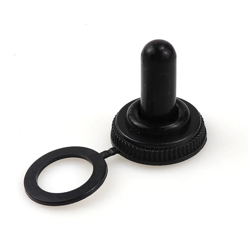 1Pcs 12MM Toggle Switch Waterproof Cap Rubber Resistance Rocker Toggle Button Switch Dust Cover