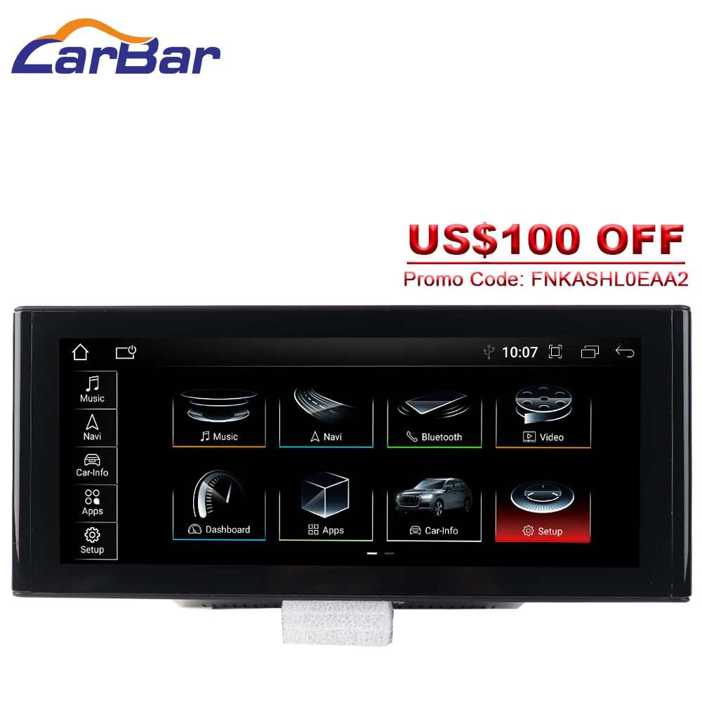 

For Audi A4L 2017-2019 12.3 Inch Car Multimedia Video Player Android11 Navigation GPS Carplay Auto 4G Stereo Radio Head Unit DSP