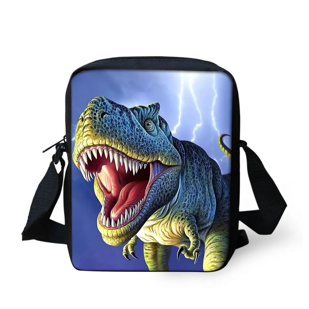 Woman Messenger Bags Dinosaur 3D Printing Handbags Fashion Shoulder Bag Mini Girls Crossbody Book Bags Women Travel bolso hombre