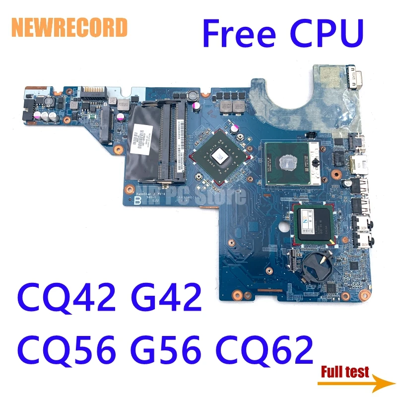 

For HP Pavillion 616449-001 DAAX3MB16A0 DAAX3MB16A1 CQ42 G42 CQ56 G56 CQ62 GL40 Laptop Motherboard Main Doard Free CPU