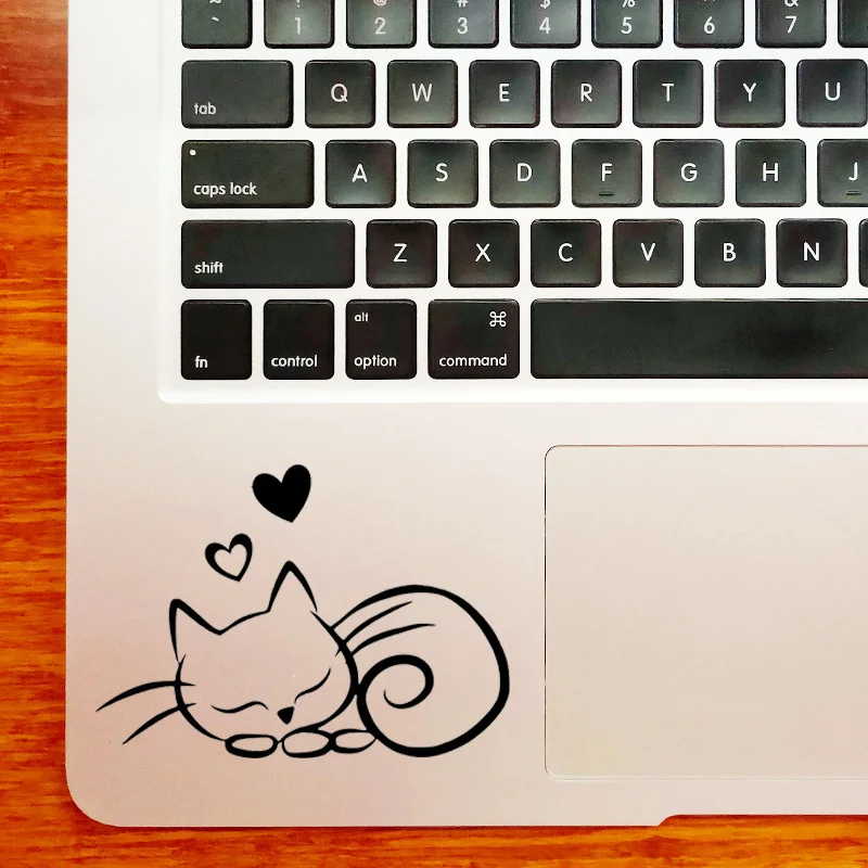 

Cute Sleep Kitten Trackpad Laptop Sticker for Macbook Decal Pro 16” Air Retina 11 12 13 14 15 inch Mac Book Animal Notebook Skin