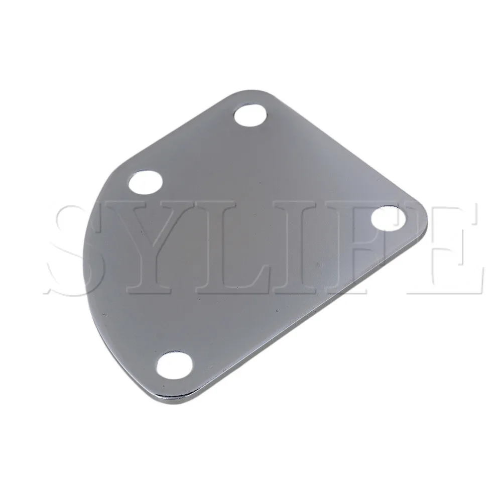 Chrome Rounded Neck Mounting Plate For Guitar or Bass