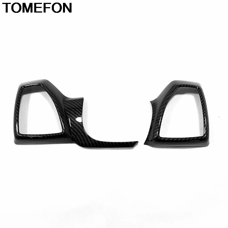 TOMEFON For Hyundai Tucson 2019 2020 Front Console Dashboard Left + Right AC Air Vent Outlet Cover Trim Interior Accessories ABS