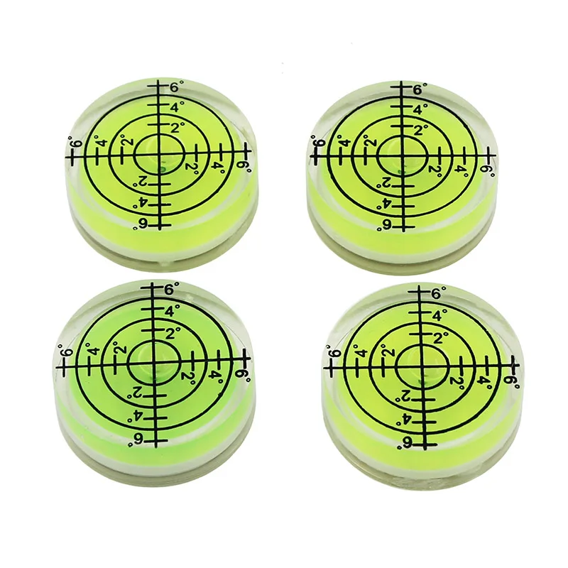 Strong Magnetic Circular Inclinometer Plastic Universal Spirit Level Bubble Bead Small Dia32mm 1PCS