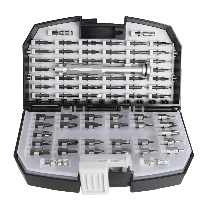 Reparação ferramentas manuais precisão chave de fenda magnética conjunto de hex torx parafuso driver CR-V bit para casa edc tablet do telefone móvel portátil