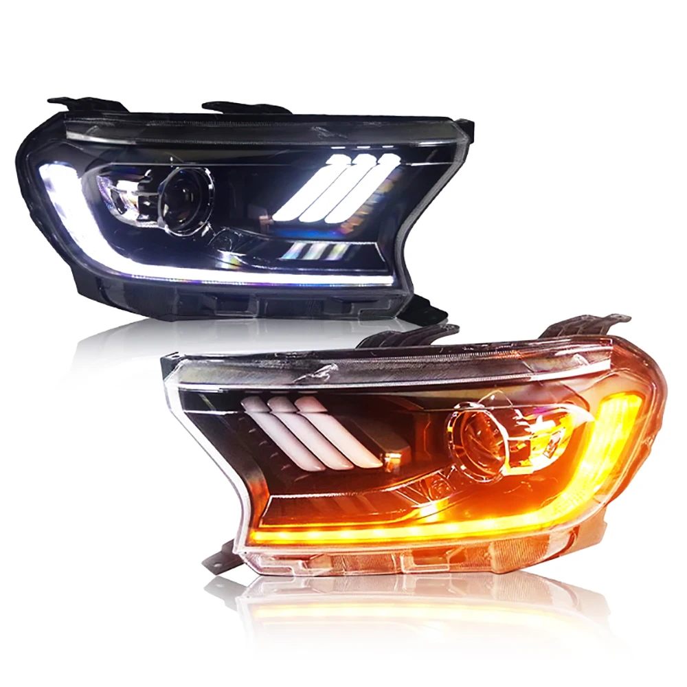 LED Headlight For Ranger T7 T8 2015 2016 2017 2018 2019 2020 PX2 MK For Everest Front Head Light Auto Accessories