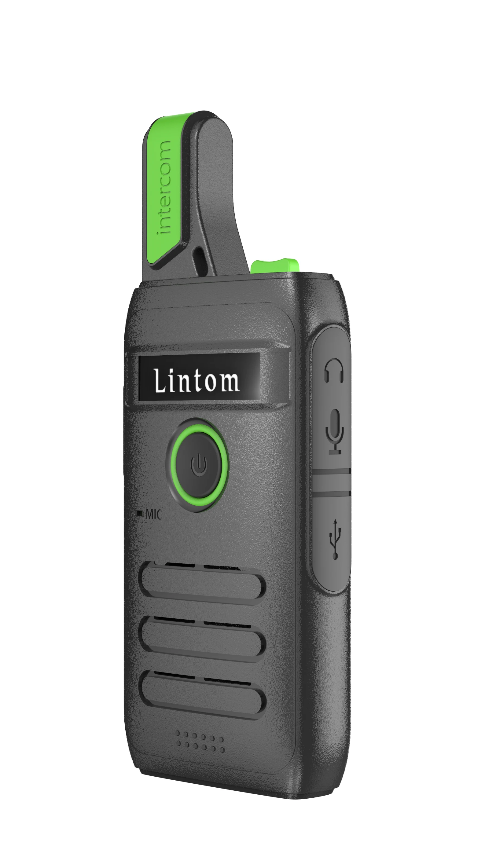 Lintom-Talkie Walperforé, radio bidirectionnelle, UHF, 16 canaux, audio parallèle, lot de 2