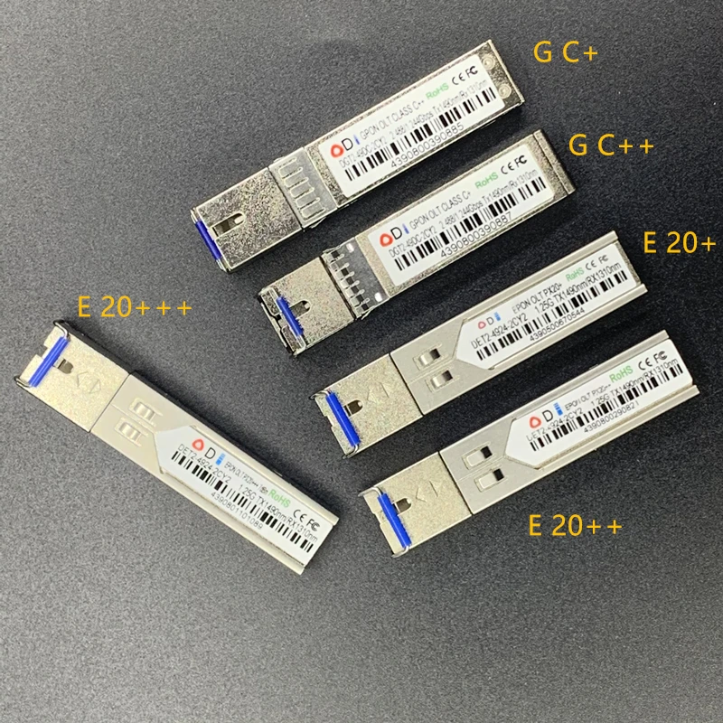 G/EPON SFP GPON2.5G OLT PXC + + EPON1.25G 20KM TX1490nm/RX1310nm PX20 + PX20 + + + PX20 módulo óptico epon/gpon olt ont SC